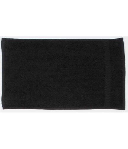 Towel City Guest Towel - Black - ONE